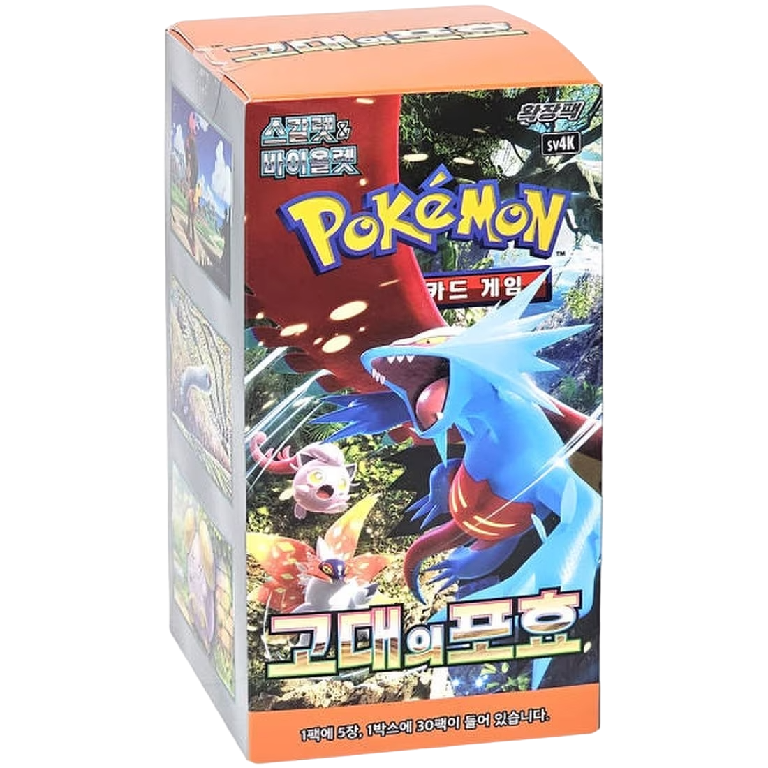 sv4k Ancient Roar 1 CASE 30 Booster Boxes Korean Factory Sealed