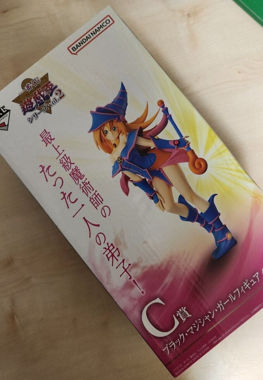 RARE Yu-Gi-Oh Ichiban Kuji Vol.2 Dark Magician Girl Figure EX Authentic