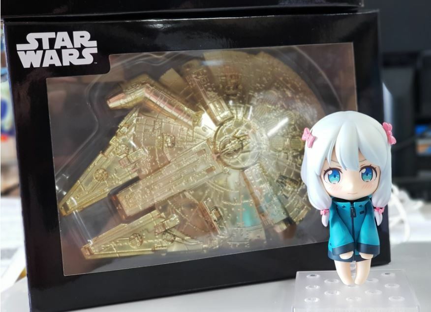 Star Wars Figures SEGA 2018 Star wars 1/200 Millenium Falcon Gold