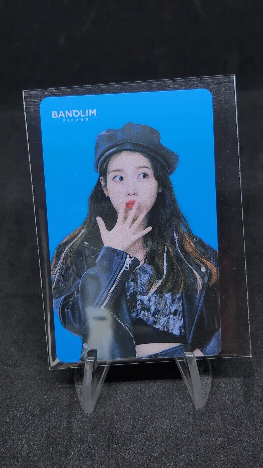 IU Photo Card Case Kpop Korea Exclusive Banolim Pizza collaboration