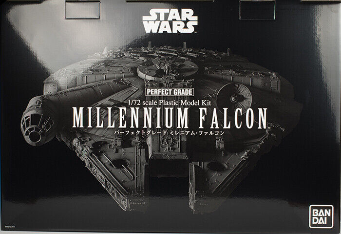 PG Millennium Falcon plastic model kit BANDAI Star Wars LED Kit included