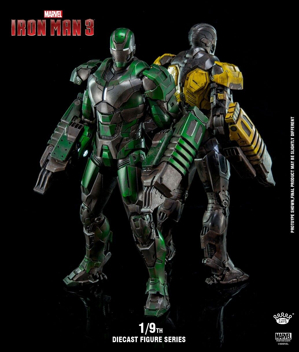 KING ARTS :DFS034 Gamma Iron Man MK26 Makr26 1/9 Scale Action Figure die-cast