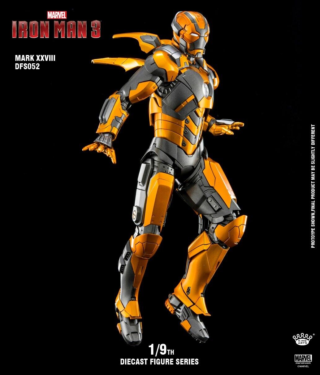 KING ARTS DFS052 Iron Man 3 1:9 Mark 28 die cast in stock fast shipping