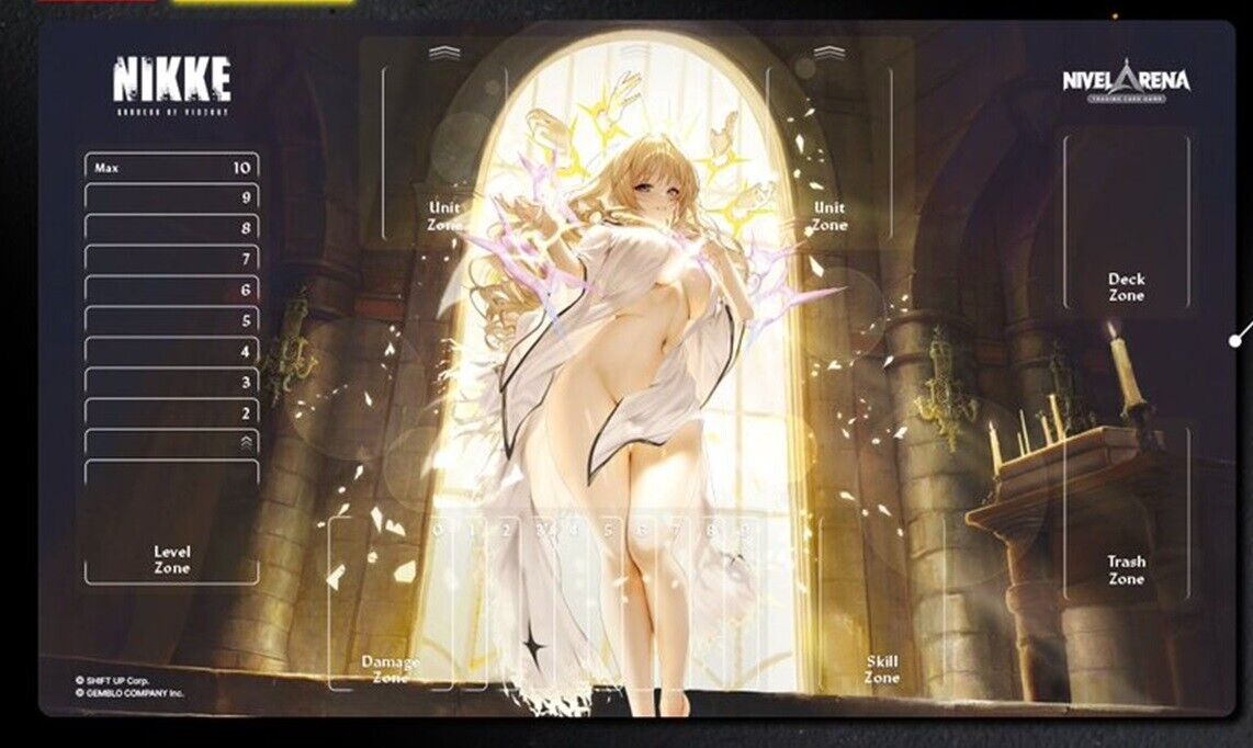 Nivel Arena Nikke Crown Playmat set Korea exclusive