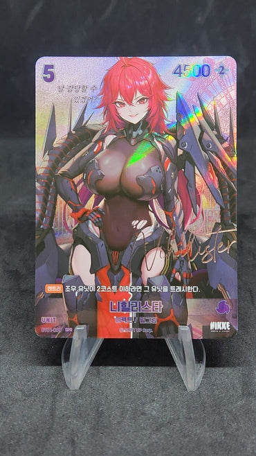 Nihilister BT01-069 SPR Signature Card Nivel Arena Nikke Korean Version EX ~ NM