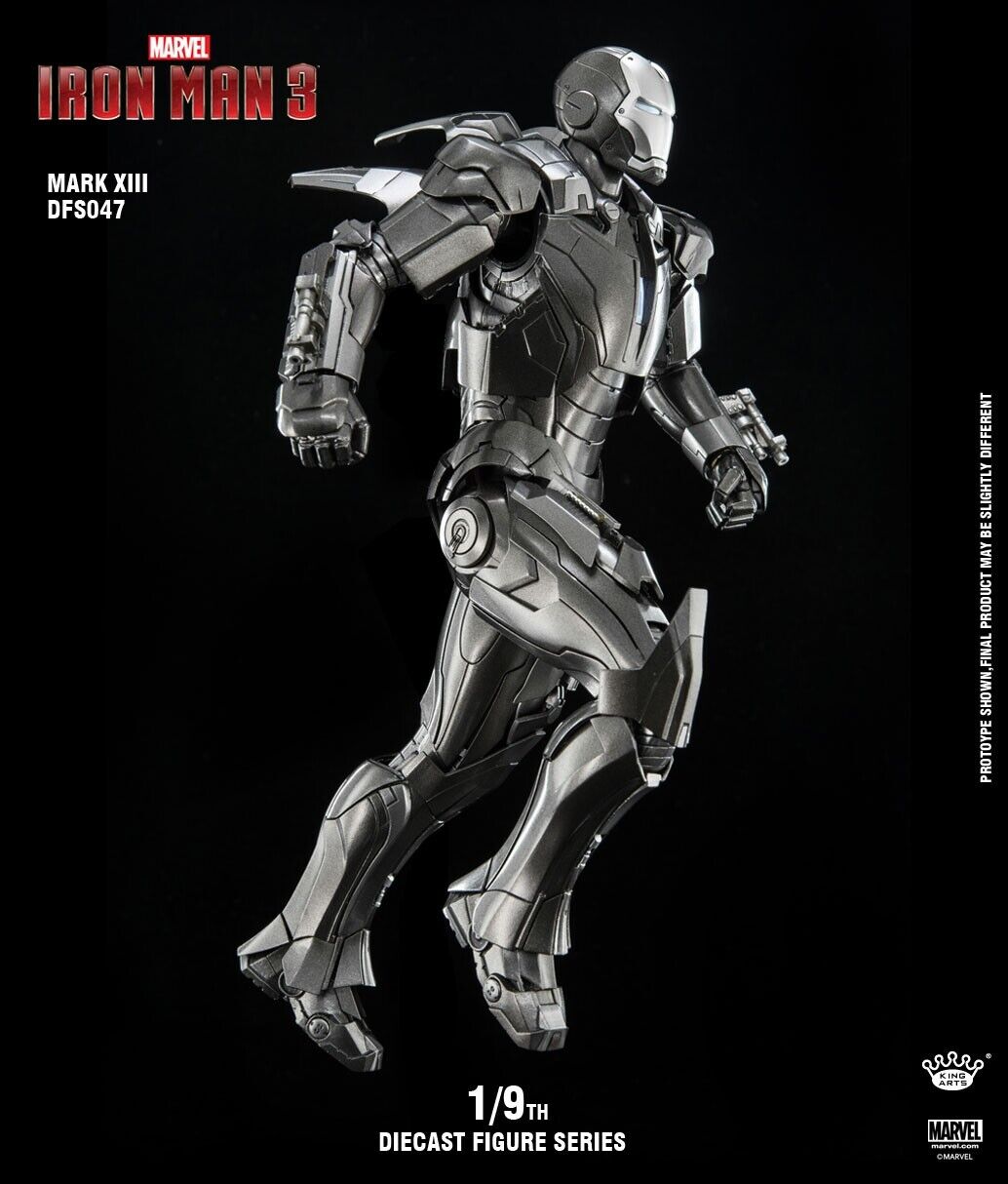 KING ARTS: DFS047 Iron Man 3 1:9 MK13 Hyper-Velocity Suit Prototype Mark 13