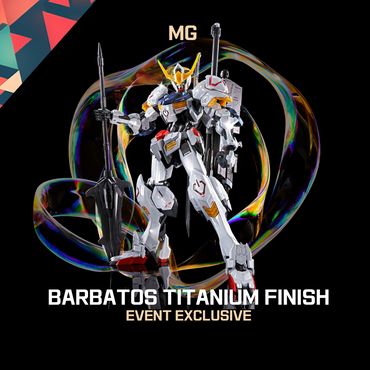 MG 1/100 ASW-G-08 Gundam Barbatos Titanium Finish Event Exclusive