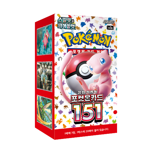 sv2a Pokemon 151 Booster Box Factory Sealed Korean