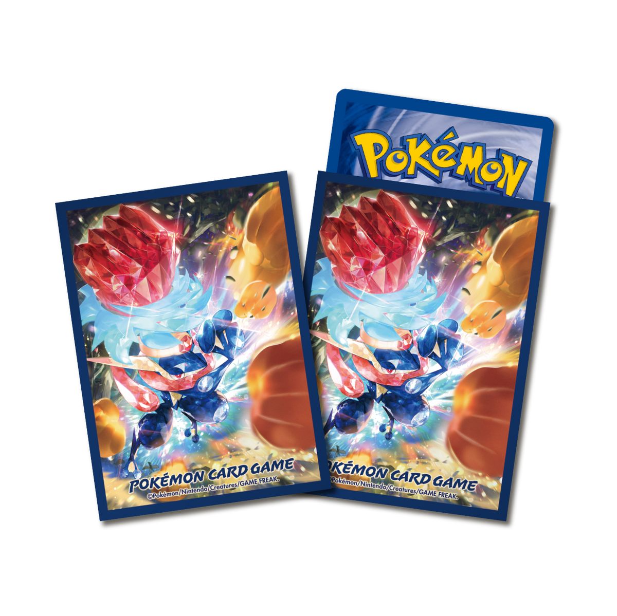 Greninja Fight Type Terastal Card game Sleeves Pokemon Korea Exclusive 64 sleeves
