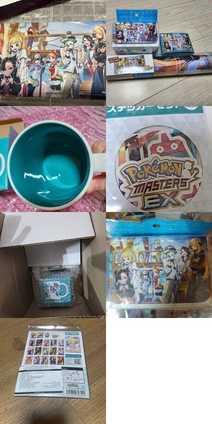 Pokemon Trainers Salon Playmat Deck Case Stickers collection file sleeves new