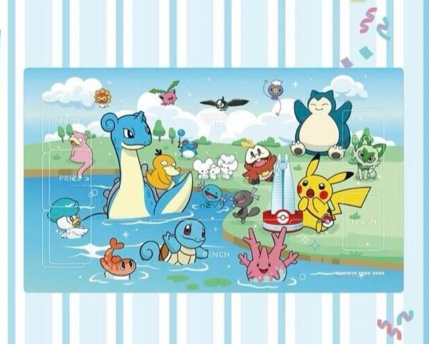 Enjoy POKEMON TOWN 2024 Laplas Pokemon card game playmat Korea exclusive