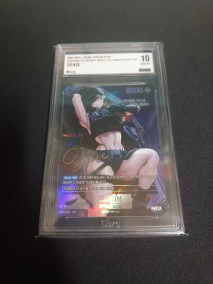Grave BT02-022 SPR Signature card NIKKE The Kingdom 2025 GEM MT GRADE 10