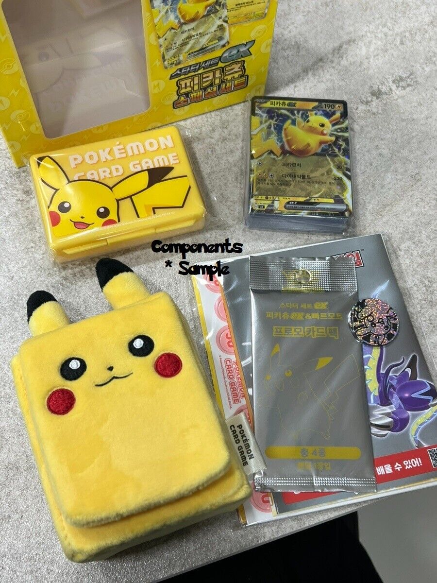 Pokemon card Pikachu special set Scarlet & Violet starter set ex Korean