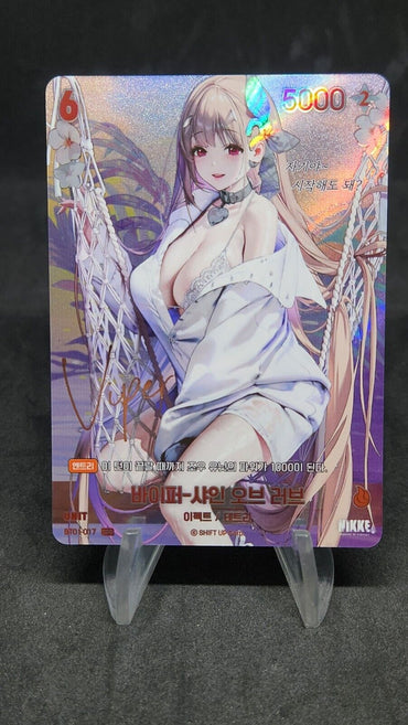Viper Shine of love BT01-017 SPR Signature card Nivel Area Nikke BT01 EX-NM