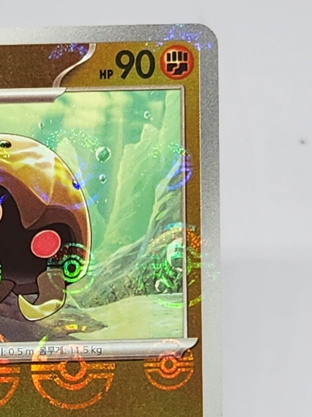 Kabuto 140/165 Pokeball Reverse Holo Korean Pokemon card 151 sv2a played