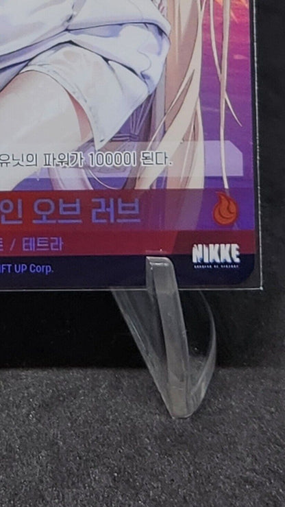 Viper Shine of love BT01-017 R Nivel Area Nikke BT01 Encounter Korean Version