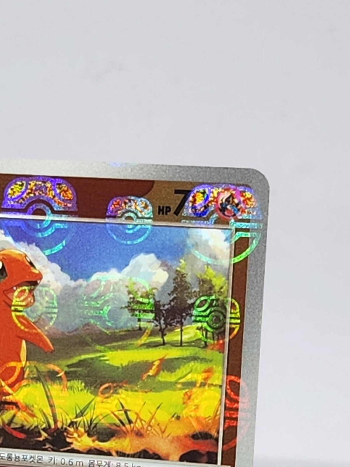 Charmander 004/165 Mirro Master ball Pokemon Card 151 Holo Korean excellent