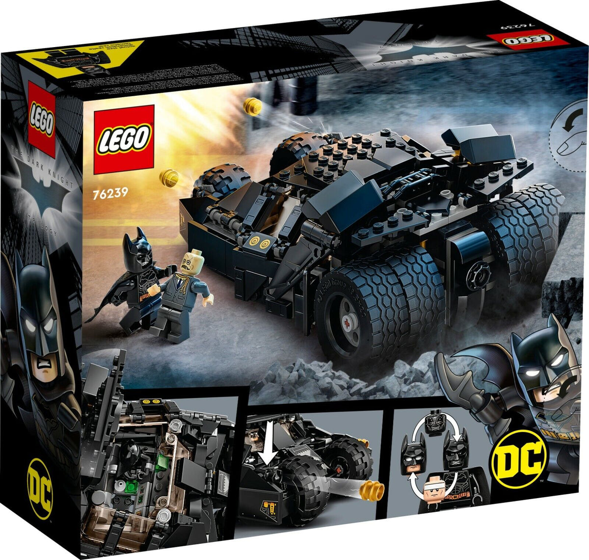 LEGO THE DARK KNIGHT TRILOGY DC Batman Batmobil Tumbler Scarecrow Showdown 76239