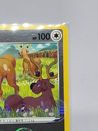 Stantler Reverse Holo 57/67 S9a Battle Region Korean Pokemon Card