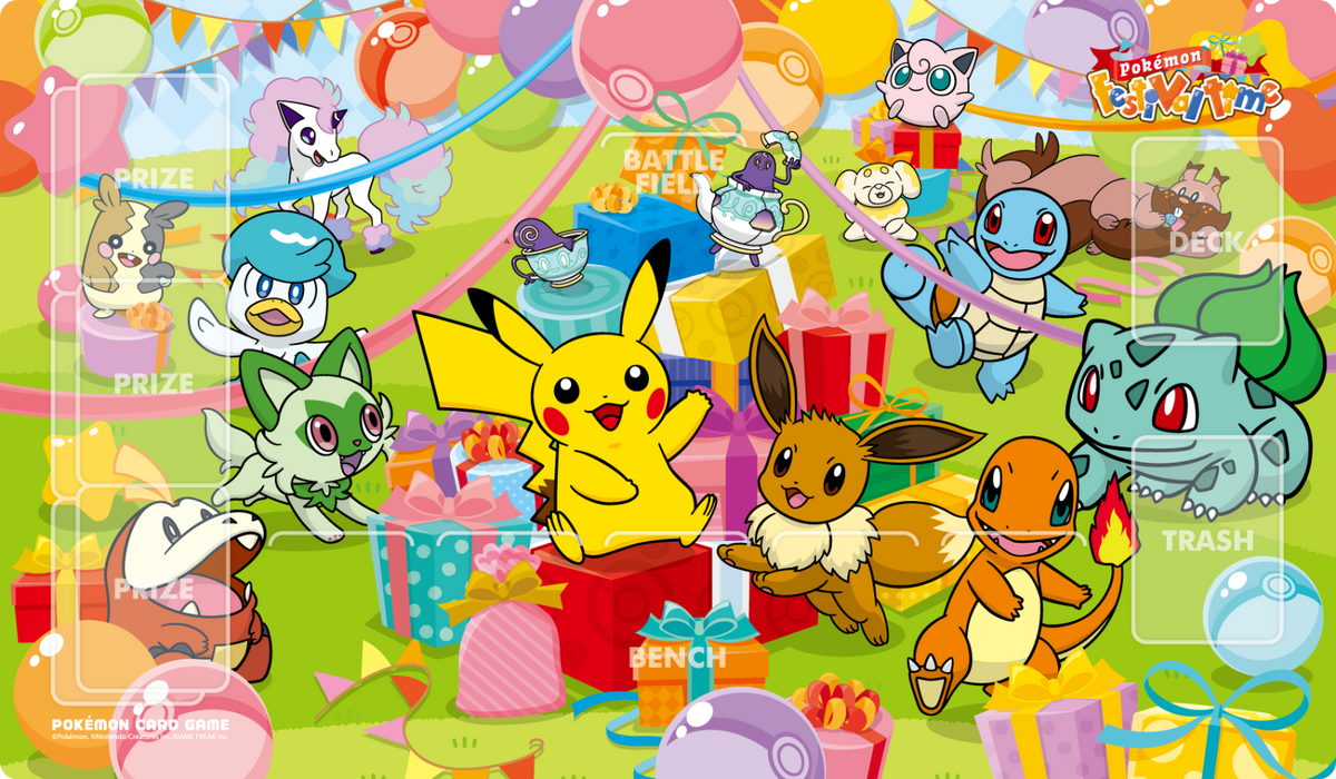 festivaltime Pokemon card game playmat Pokemon Korea exlusvie