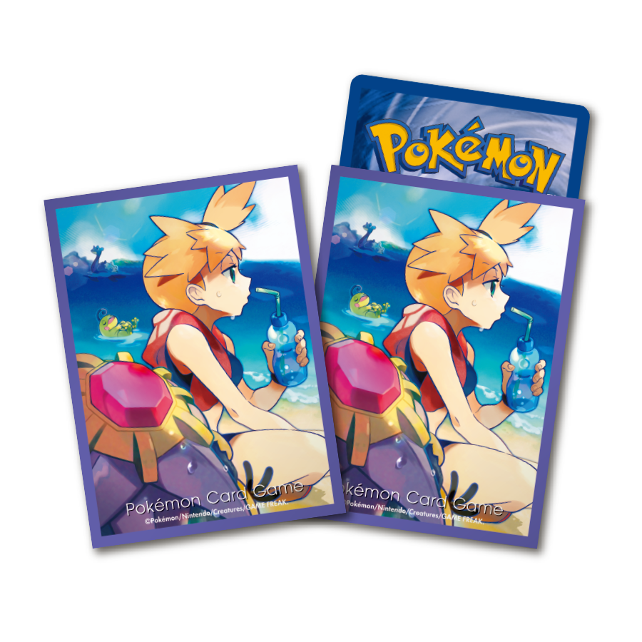 Pokemon TCG Sleeves Misty Starmie  64 sleeves NEW