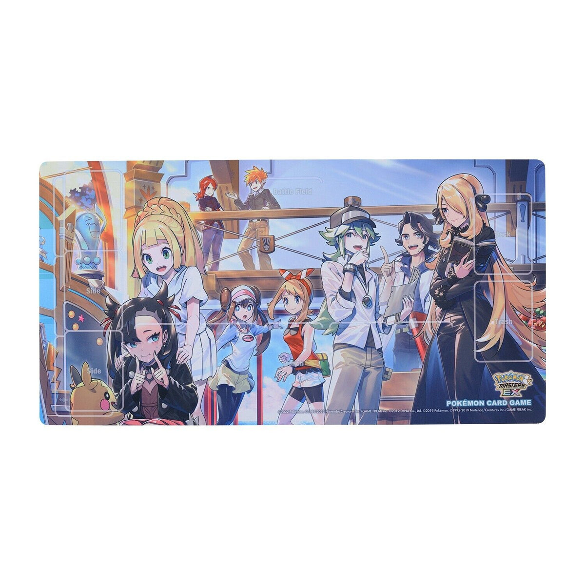 Pokemon Trainers Salon Playmat Deck Case Stickers collection file sleeves new
