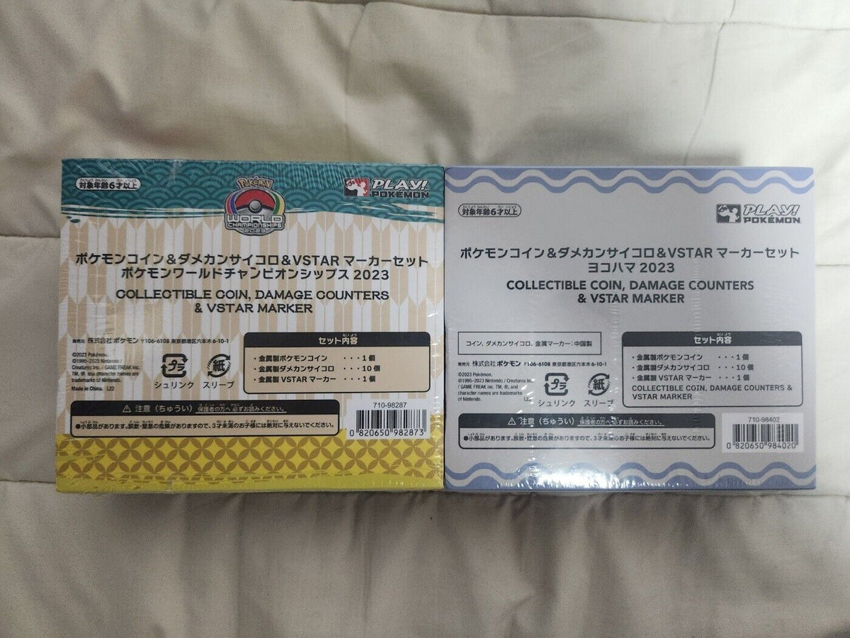 Pokemon World Championship WCS 2023 Yokohama Damage Counter Coin Dice Marker Set