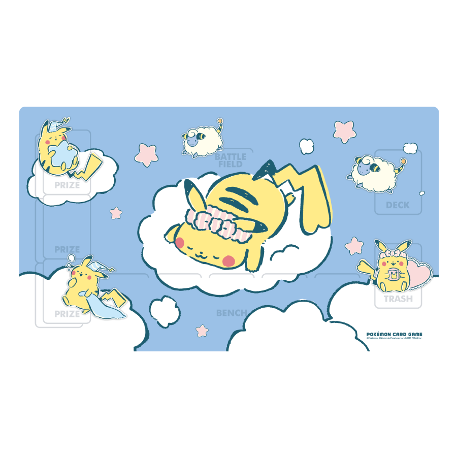 Pikachu in a dream rubber playmat Pokemon Card Korea Center Exclusive playmat