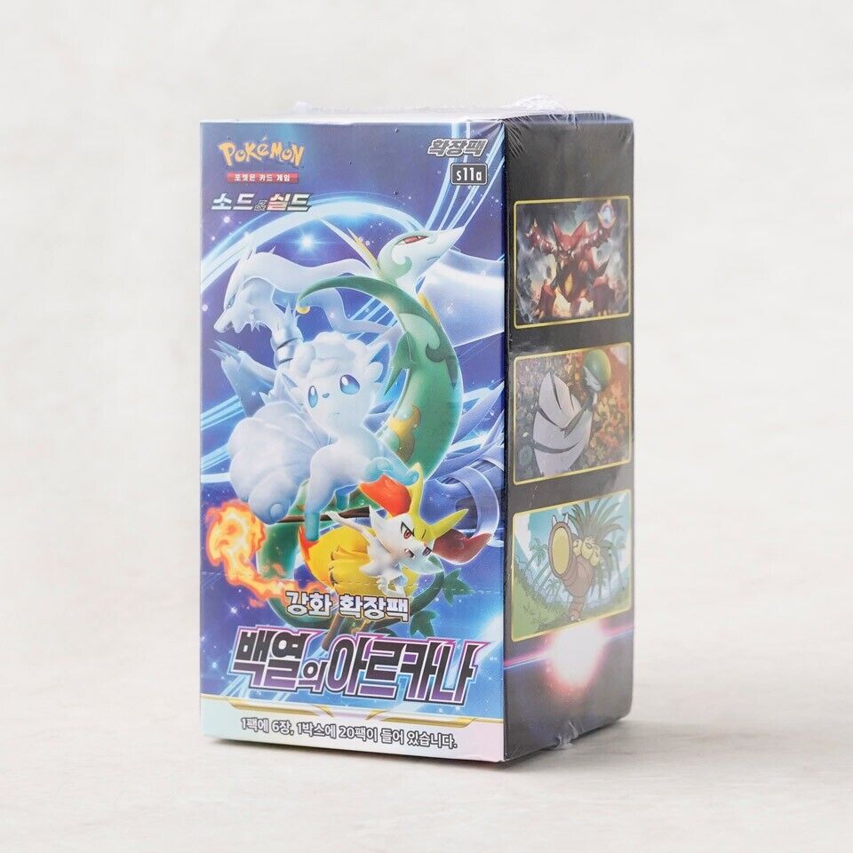 Incandescent Arcana Expansion Booster Box s11a Pokemon Card Sword&Shield Korean