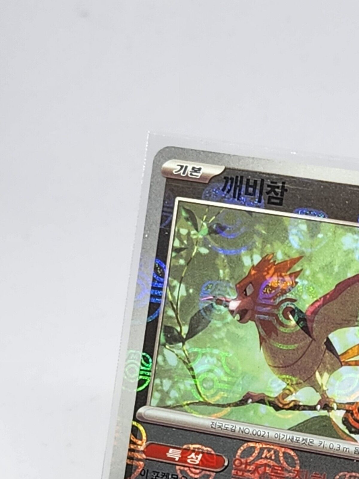 Spearow Master ball 021/165 sv2a Pokemon card 151 Korean