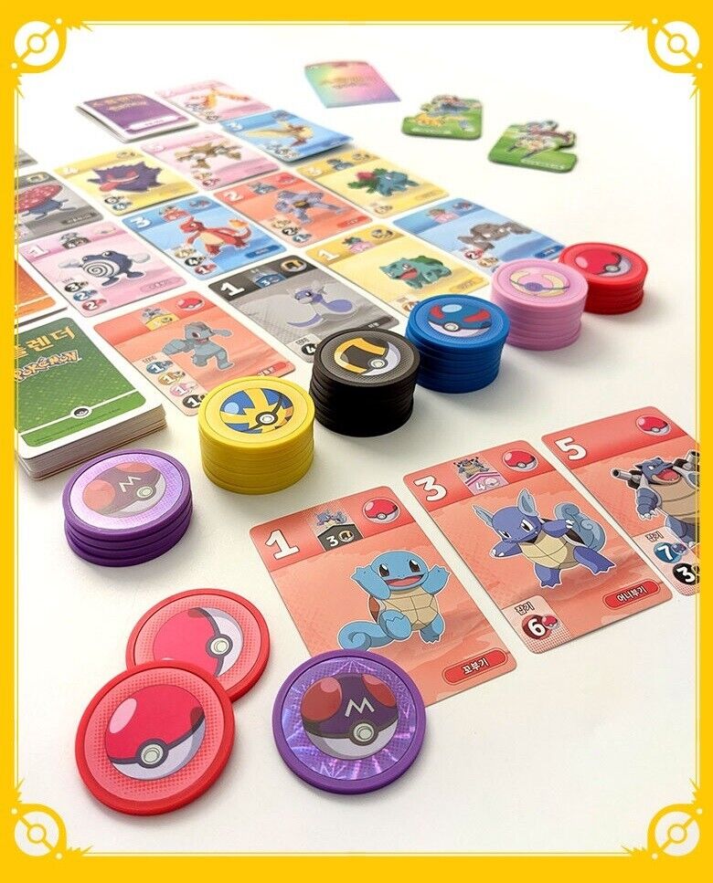 Splendor Pokemon Edition Board Game Korea Exclusive Version Pikachu Korean