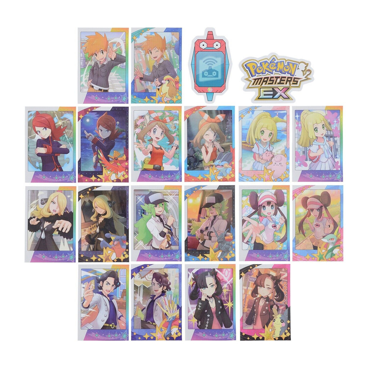 Pokemon Trainers Salon Playmat Deck Case Stickers collection file sleeves new