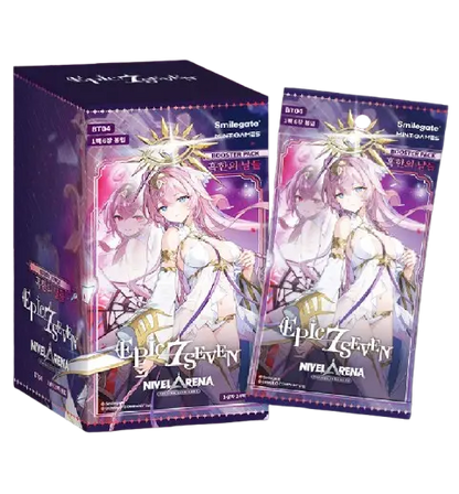 Epic Seven Nivel Arena TCG BT04 Frost Days Booster Box Korean Sealed