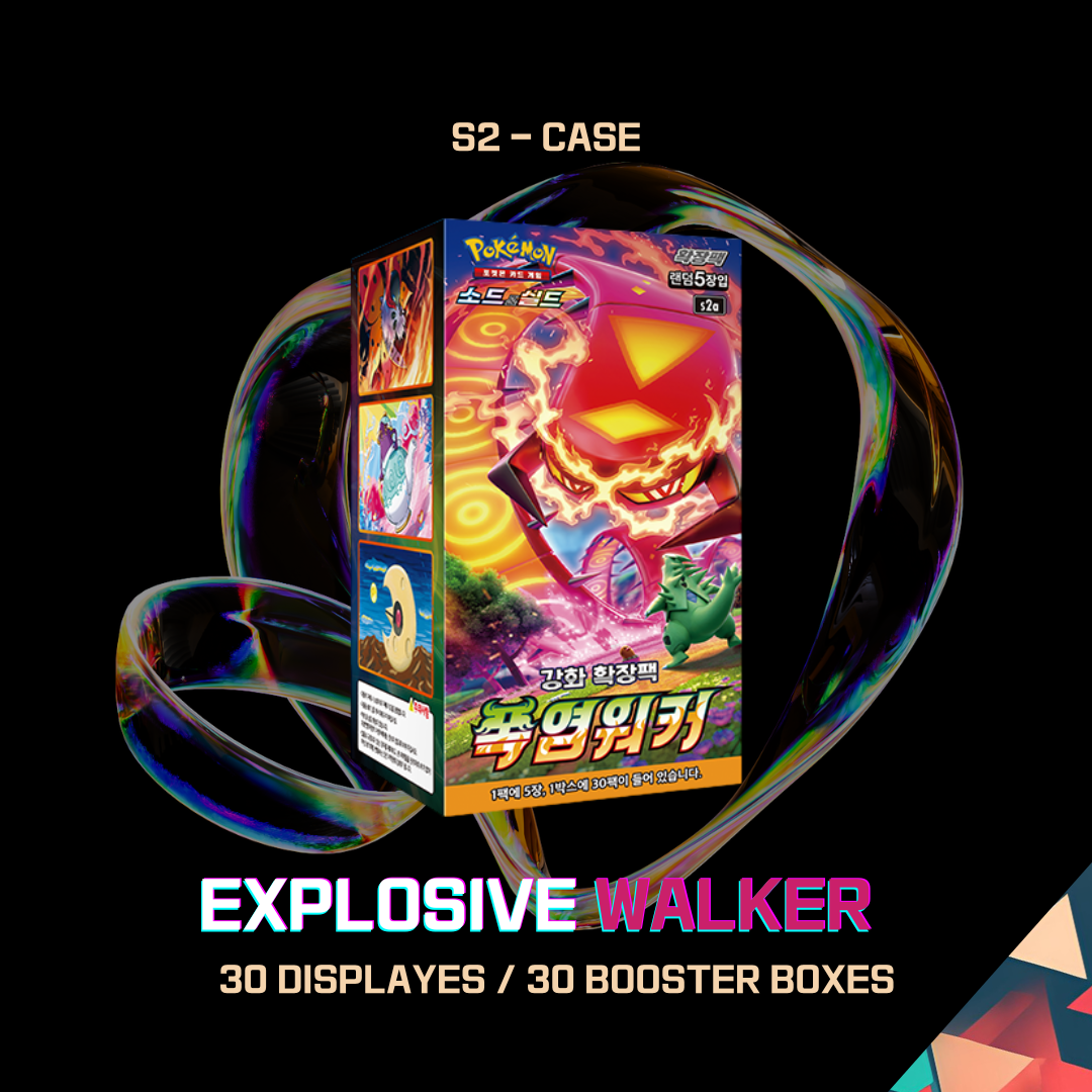 s2a Explosive Walker 1 case 30 booster boxes factory sealed Korean